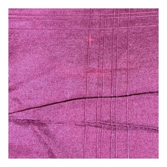 Pocket Scarf Plum Red Silk Scarf Wine Macclesfield England Pocket Handkerchief - Picture 5 of 7